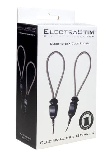 ElectraStim ElectroLoop Metallic Adjustable Cock Loops Fetish My Amazing Fantasy